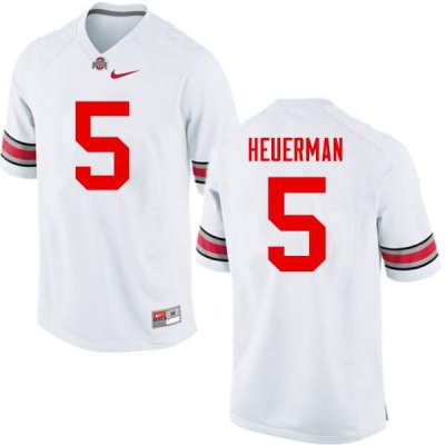 NCAA Ohio State Buckeyes Men's #5 Jeff Heuerman White Nike Football College Jersey BRZ1045AF